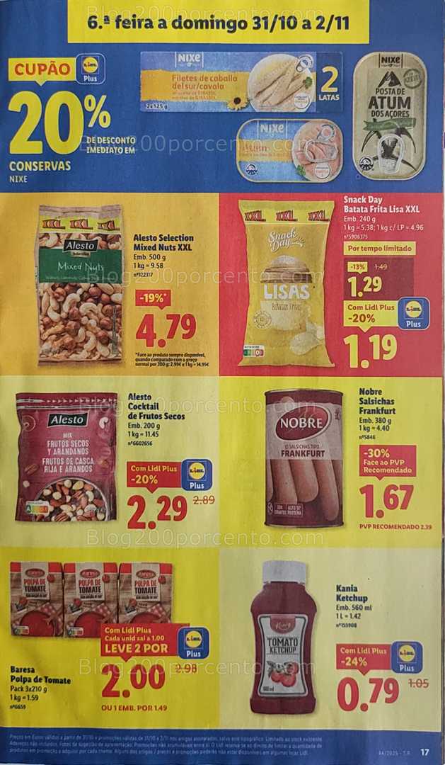Antevisão Folheto LIDL Promoções de 27 outubro a 2 novembro