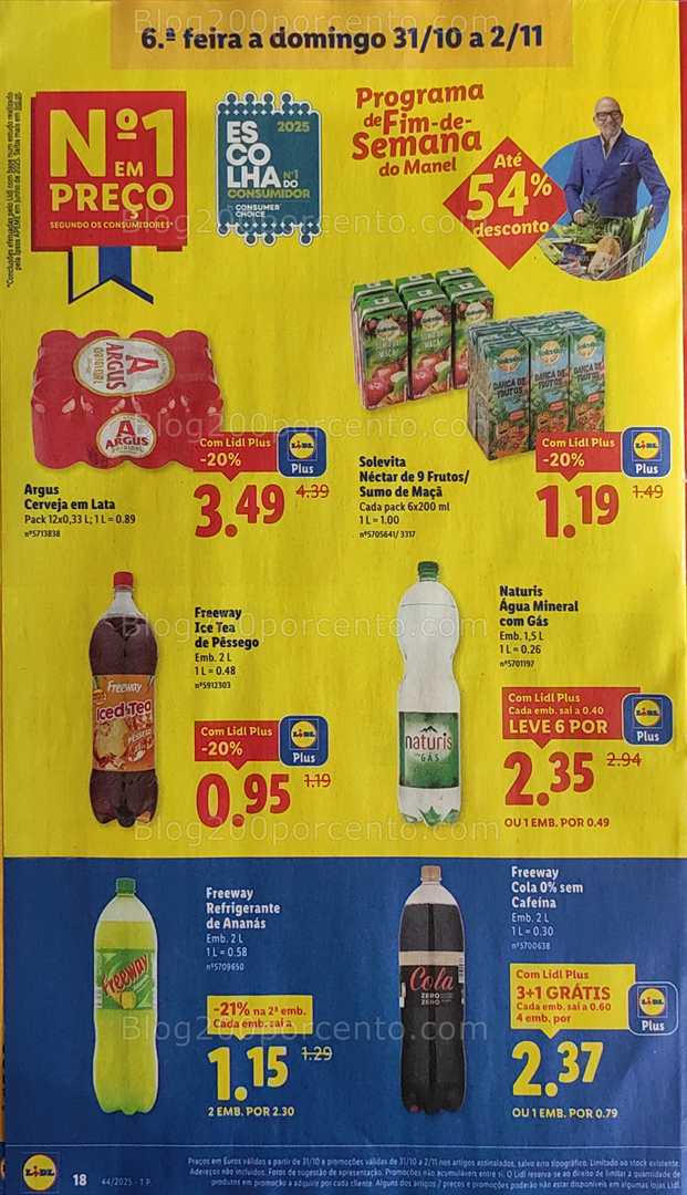 Antevisão Folheto LIDL Promoções de 27 outubro a 2 novembro
