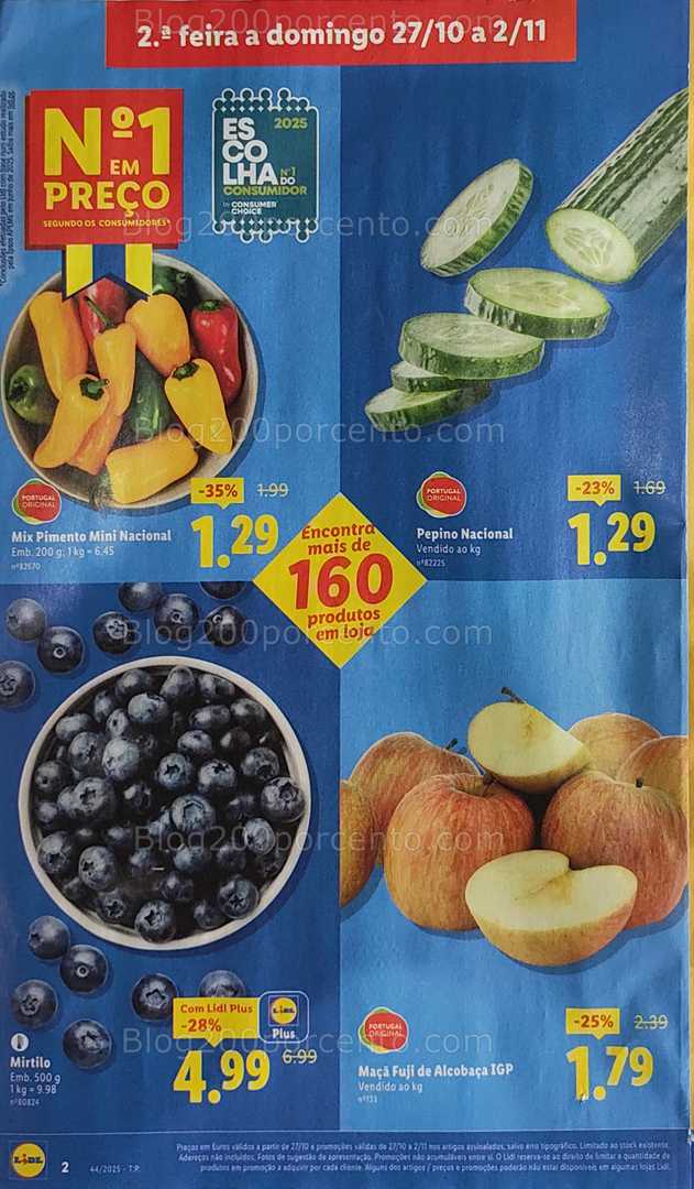 Antevisão Folheto LIDL Promoções de 27 outubro a 2 novembro