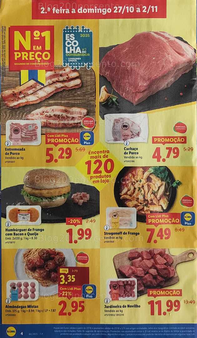 Antevisão Folheto LIDL Promoções de 27 outubro a 2 novembro