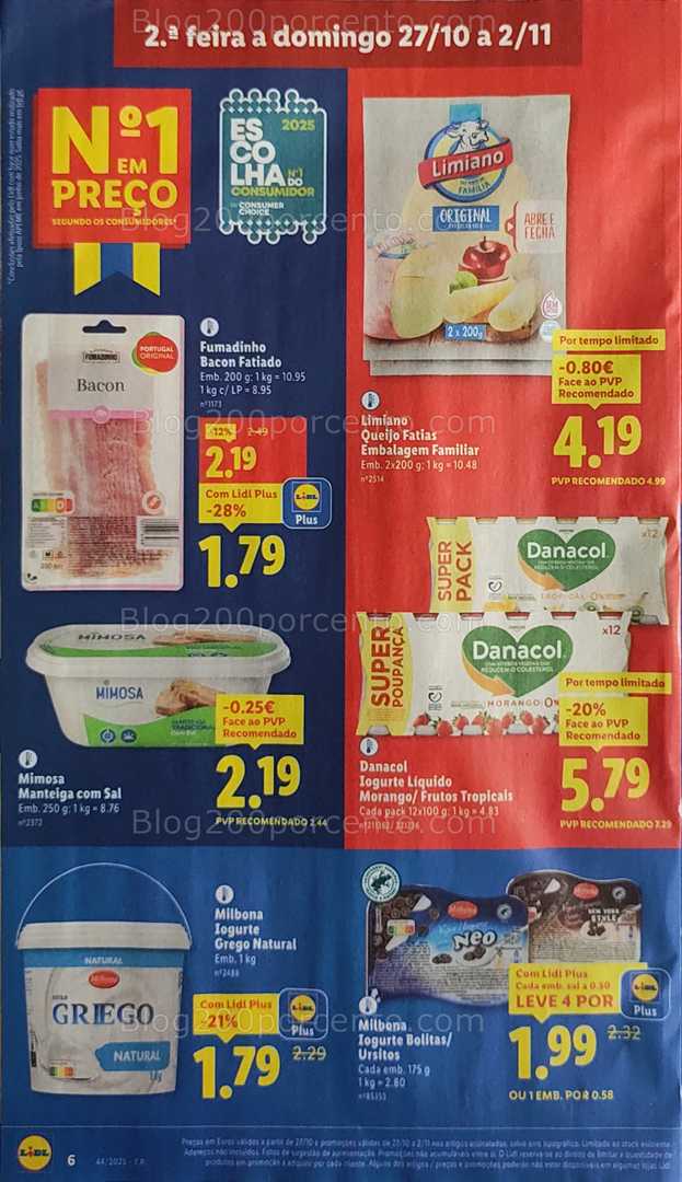 Antevisão Folheto LIDL Promoções de 27 outubro a 2 novembro
