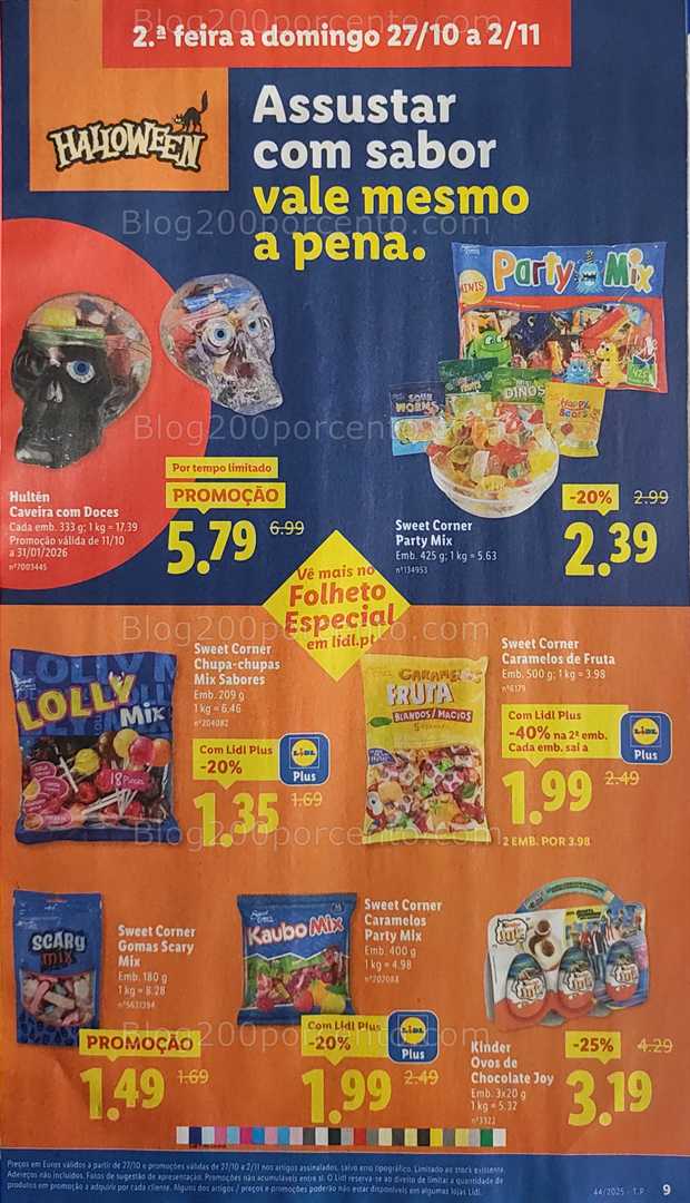 Antevisão Folheto LIDL Promoções de 27 outubro a 2 novembro