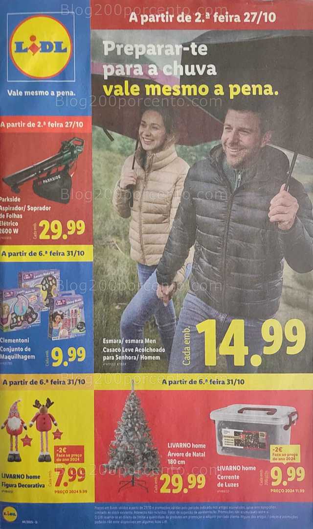 Antevisão Folheto LIDL Bazar Promoções de 27 outubro a 6 novembro