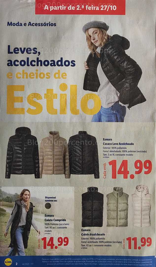 Antevisão Folheto LIDL Bazar Promoções de 27 outubro a 6 novembro