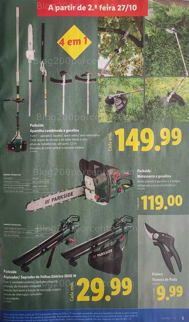 Antevisão Folheto LIDL Bazar Promoções de 27 outubro a 6 novembro