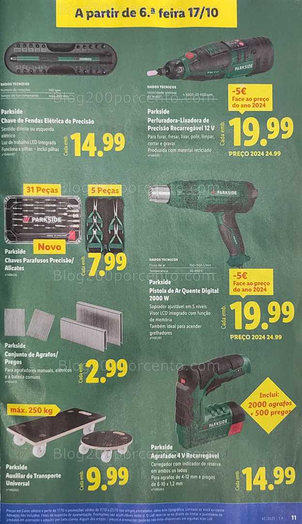 Antevisão Folheto LIDL Bazar Promoções de 13 a 23 outubro