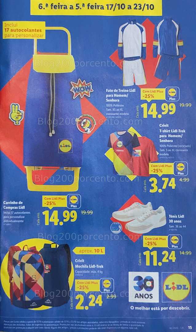 Antevisão Folheto LIDL Bazar Promoções de 13 a 23 outubro