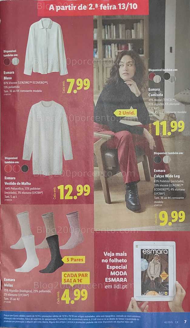 Antevisão Folheto LIDL Bazar Promoções de 13 a 23 outubro