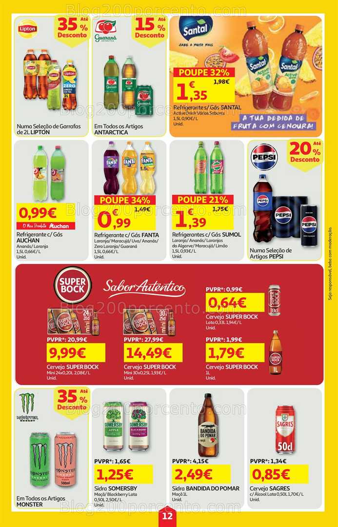 Antevisão Folheto AUCHAN - MINIPREÇO Promoções de 16 a 22 outubro