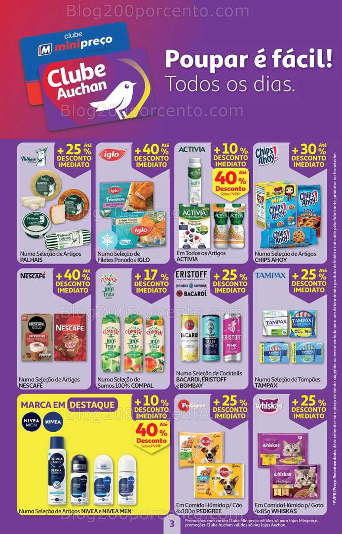 Antevisão Folheto AUCHAN - MINIPREÇO Promoções de 16 a 22 outubro