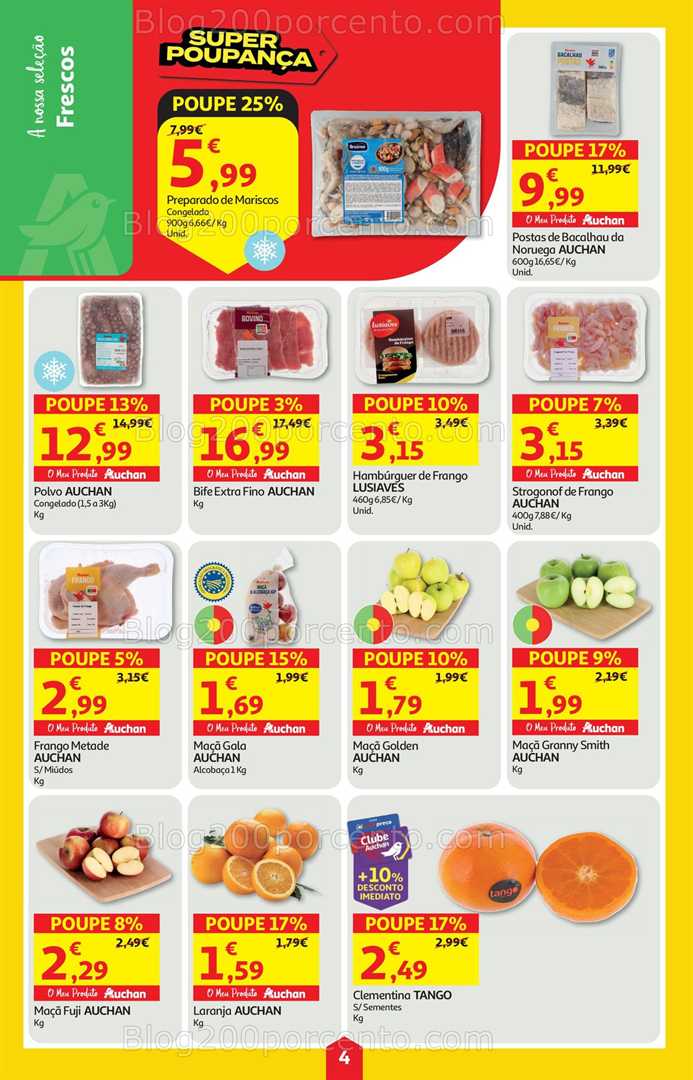 Antevisão Folheto AUCHAN - MINIPREÇO Promoções de 16 a 22 outubro