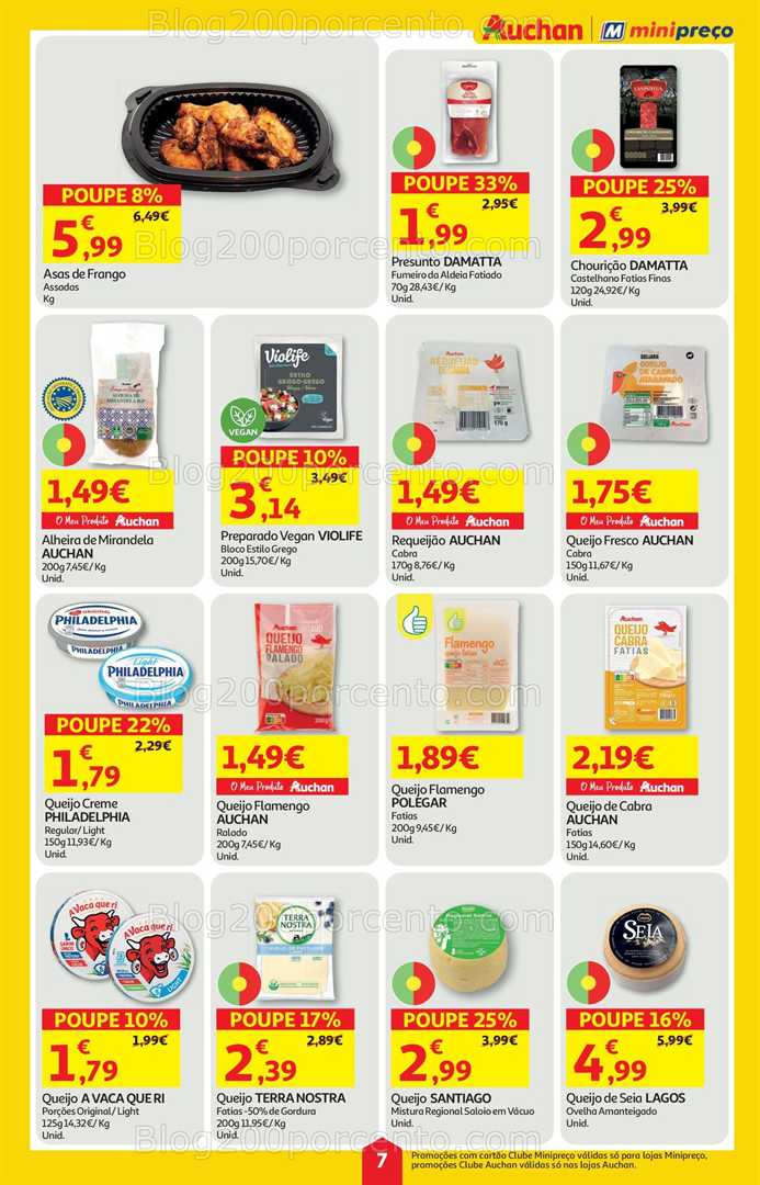 Antevisão Folheto AUCHAN - MINIPREÇO Promoções de 16 a 22 outubro