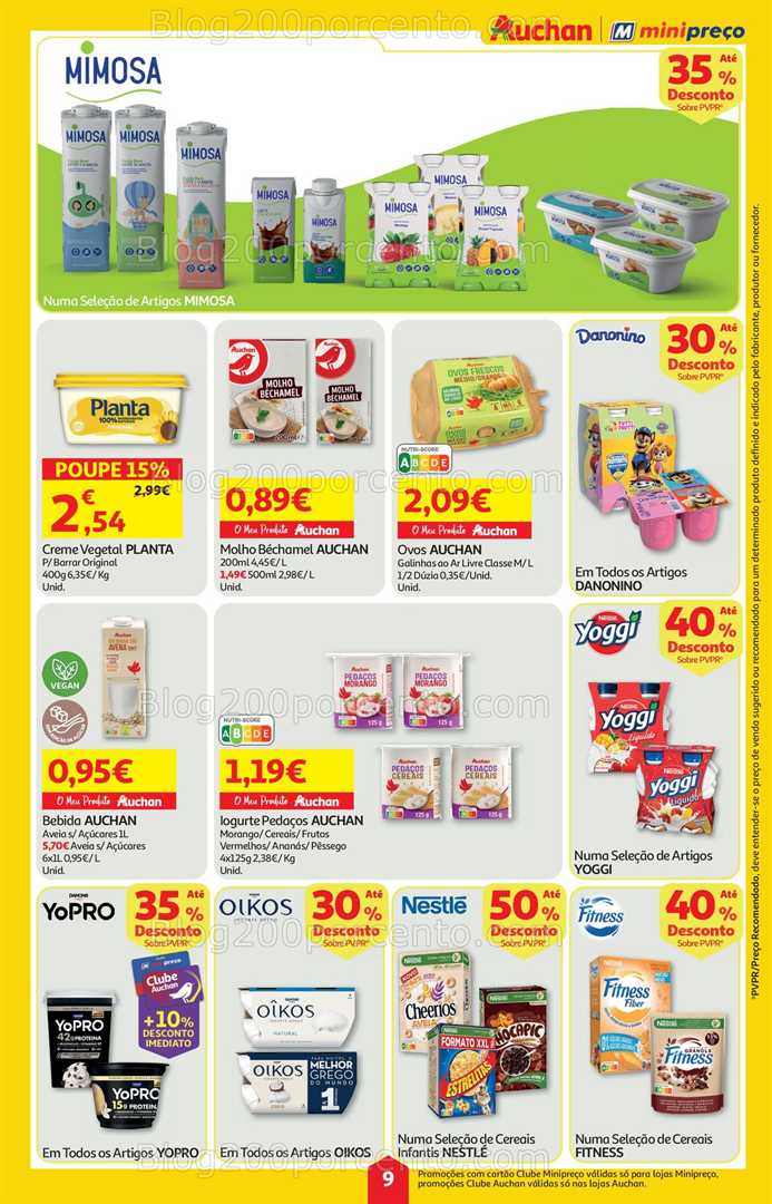 Antevisão Folheto AUCHAN - MINIPREÇO Promoções de 16 a 22 outubro