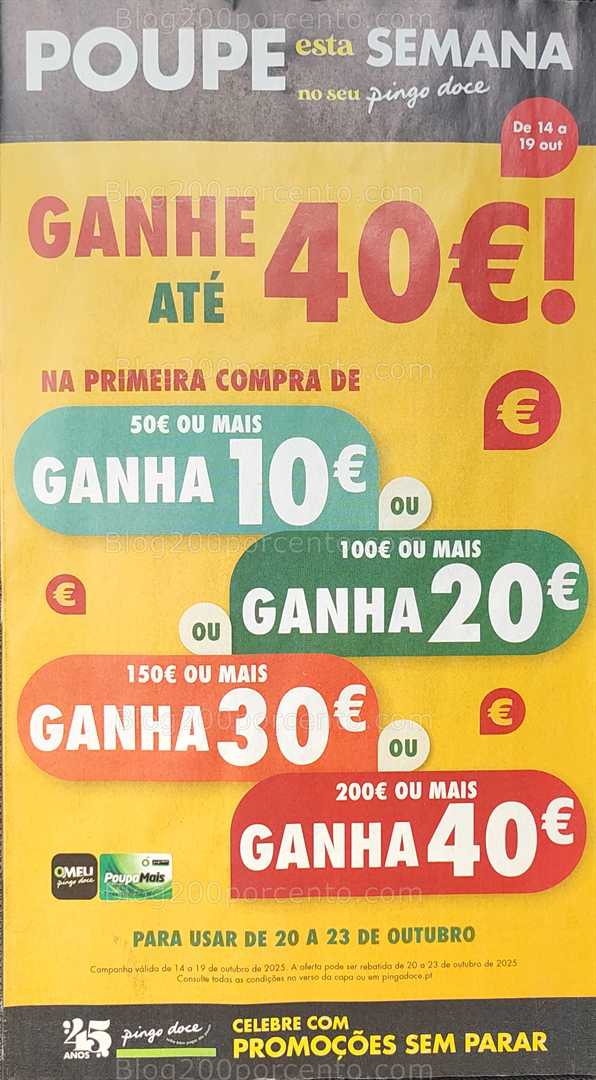 Antevisão Folheto PINGO DOCE Promoções de 14 a 20 outubro