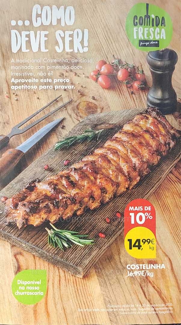 Antevisão Folheto PINGO DOCE Promoções de 14 a 20 outubro