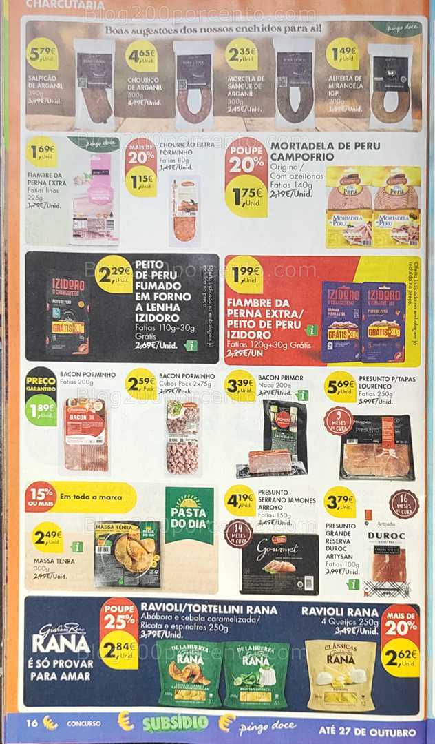 Antevisão Folheto PINGO DOCE Promoções de 14 a 20 outubro
