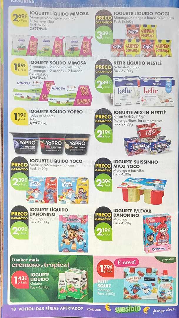 Antevisão Folheto PINGO DOCE Promoções de 14 a 20 outubro