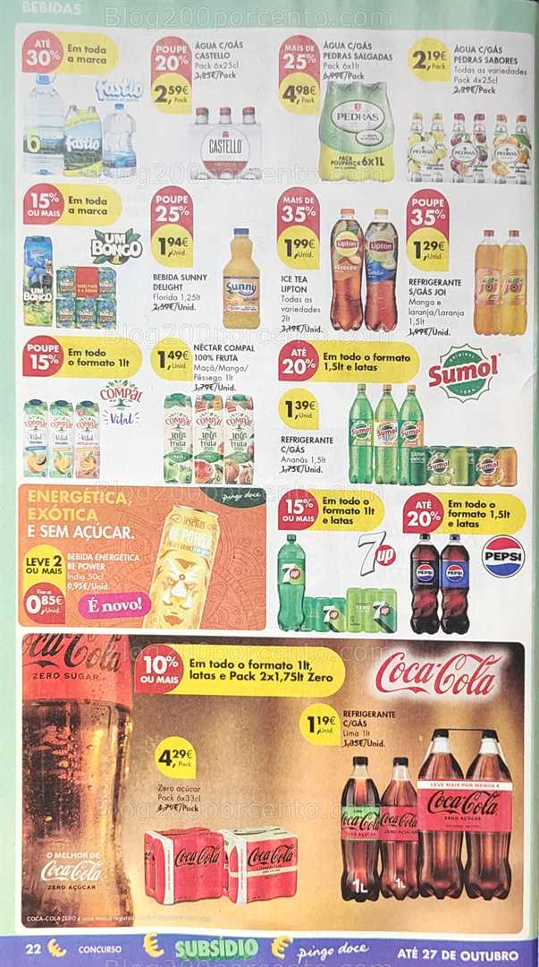 Antevisão Folheto PINGO DOCE Promoções de 14 a 20 outubro