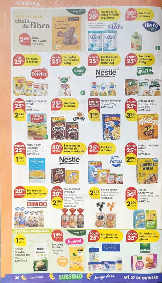 Antevisão Folheto PINGO DOCE Promoções de 14 a 20 outubro