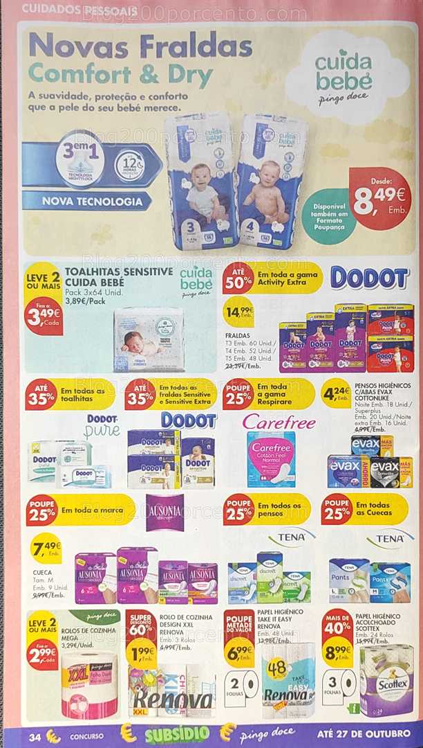 Antevisão Folheto PINGO DOCE Promoções de 14 a 20 outubro