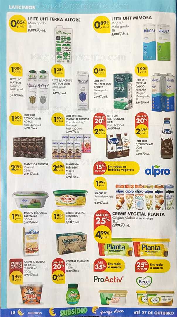 Antevisão Folheto PINGO DOCE Promoções de 21 a 27 novembro