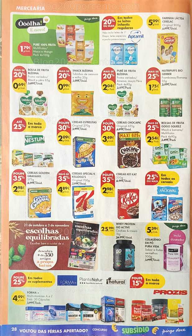 Antevisão Folheto PINGO DOCE Promoções de 21 a 27 novembro