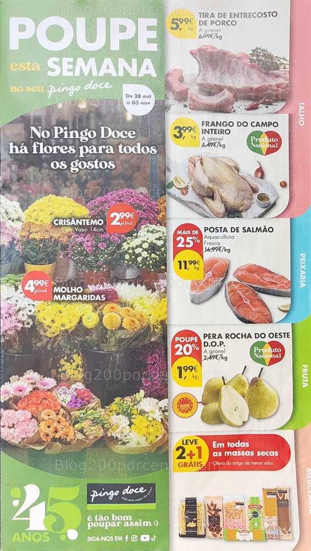 Antevisão Folheto PINGO DOCE Promoções de 28 outubro a 3 novembro