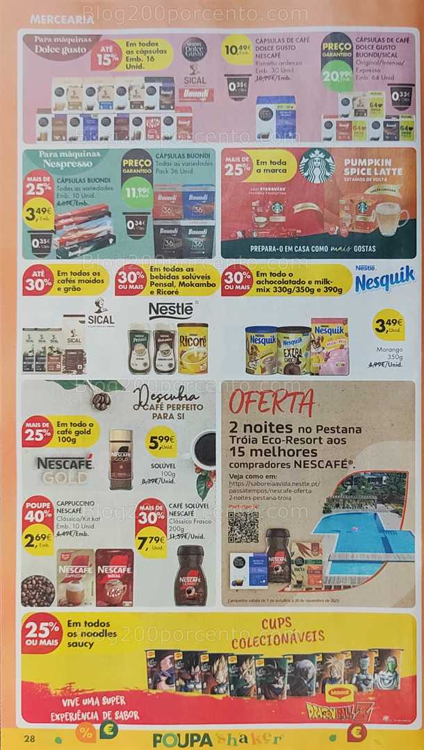 Antevisão Folheto PINGO DOCE Promoções de 28 outubro a 3 novembro