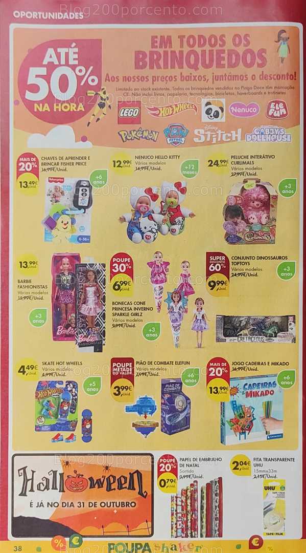 Antevisão Folheto PINGO DOCE Promoções de 28 outubro a 3 novembro