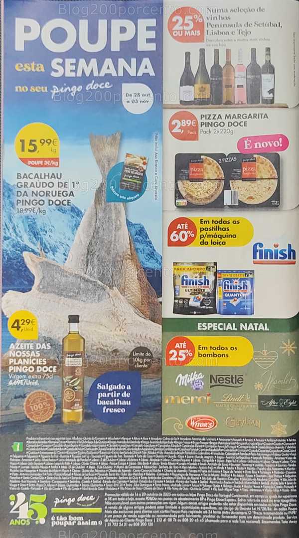 Antevisão Folheto PINGO DOCE Promoções de 28 outubro a 3 novembro