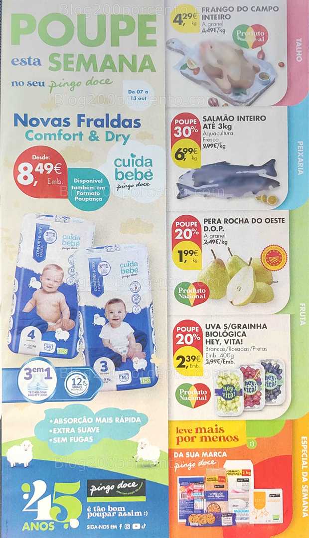 Antevisão Folheto PINGO DOCE Promoções de 7 a 13 outubro
