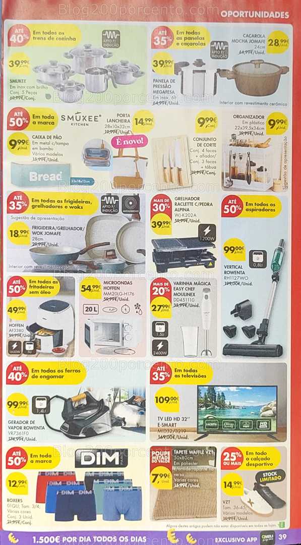 Antevisão Folheto PINGO DOCE Bazar Promoções de 7 a 13 outubro