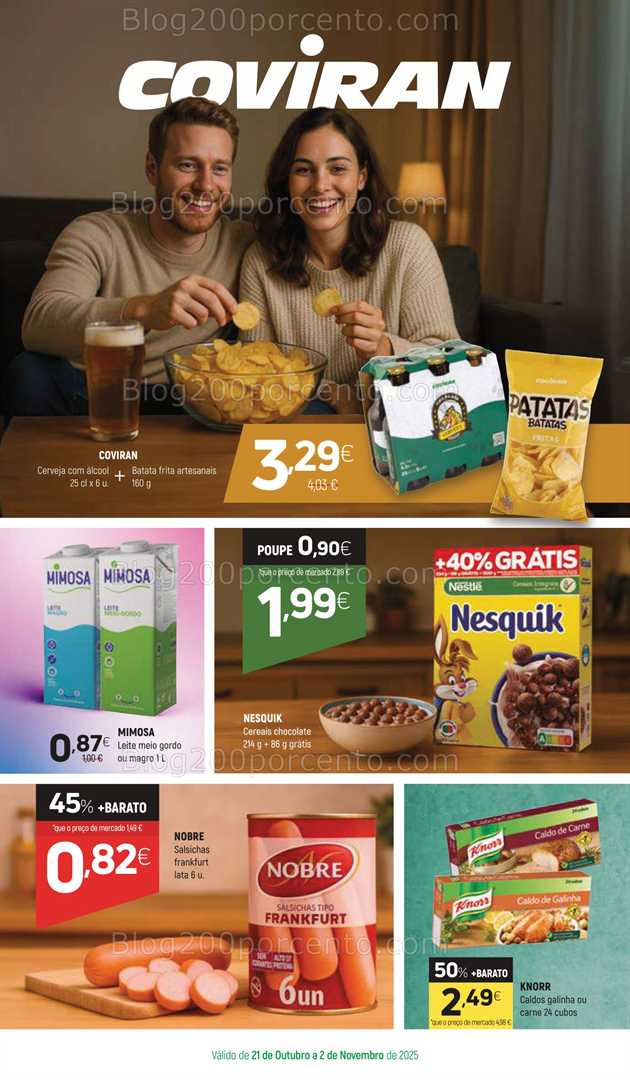 Antevisão Folheto COVIRAN Promoções de 21 outubro a 2 novembro