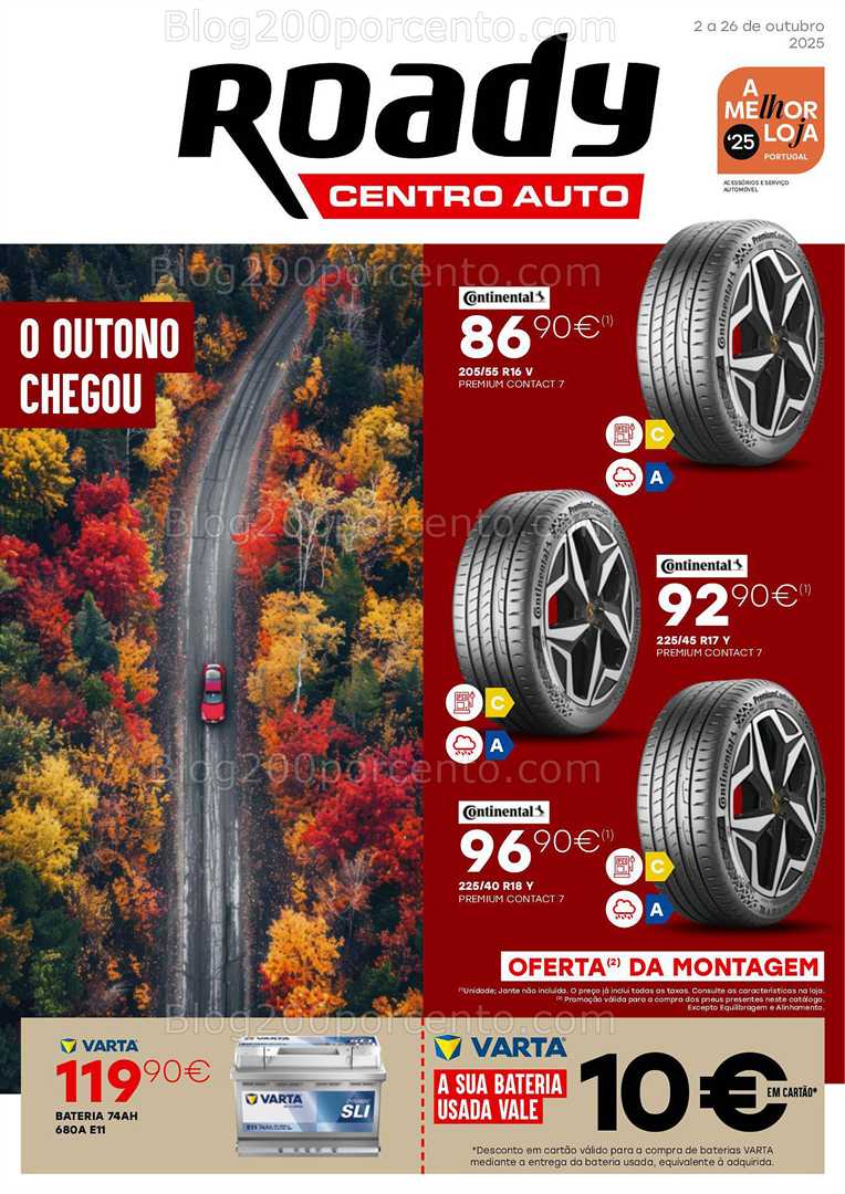 Antevisão Folheto ROADY Promoções de 2 a 26 outubro