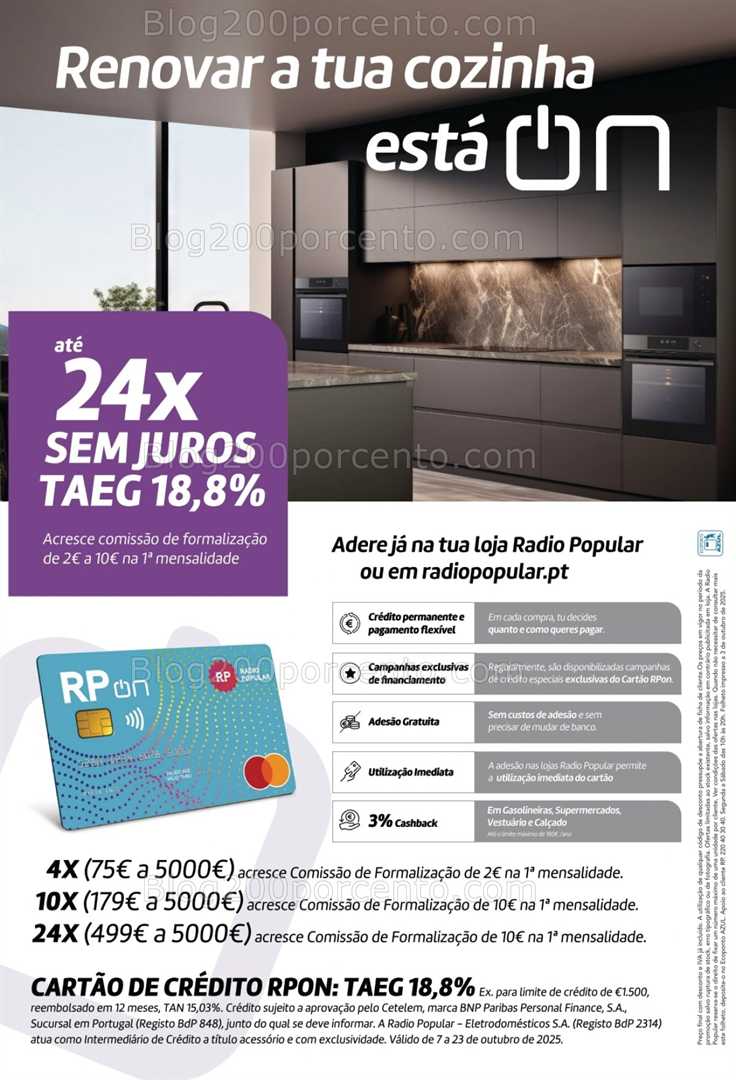 Antevisão Folheto RADIO POPULAR Promoções de 7 a 23 outubro