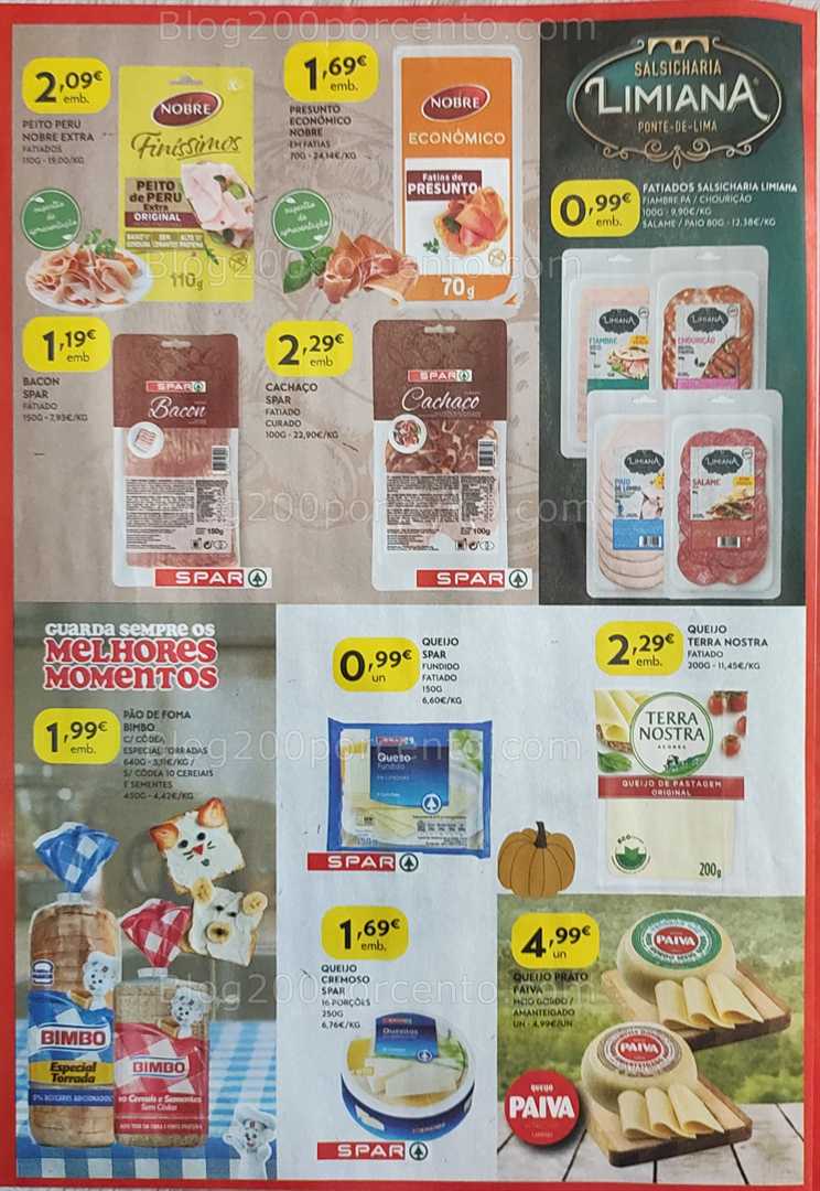 Antevisão Folheto SPAR Promoções de 14 a 26 outubro