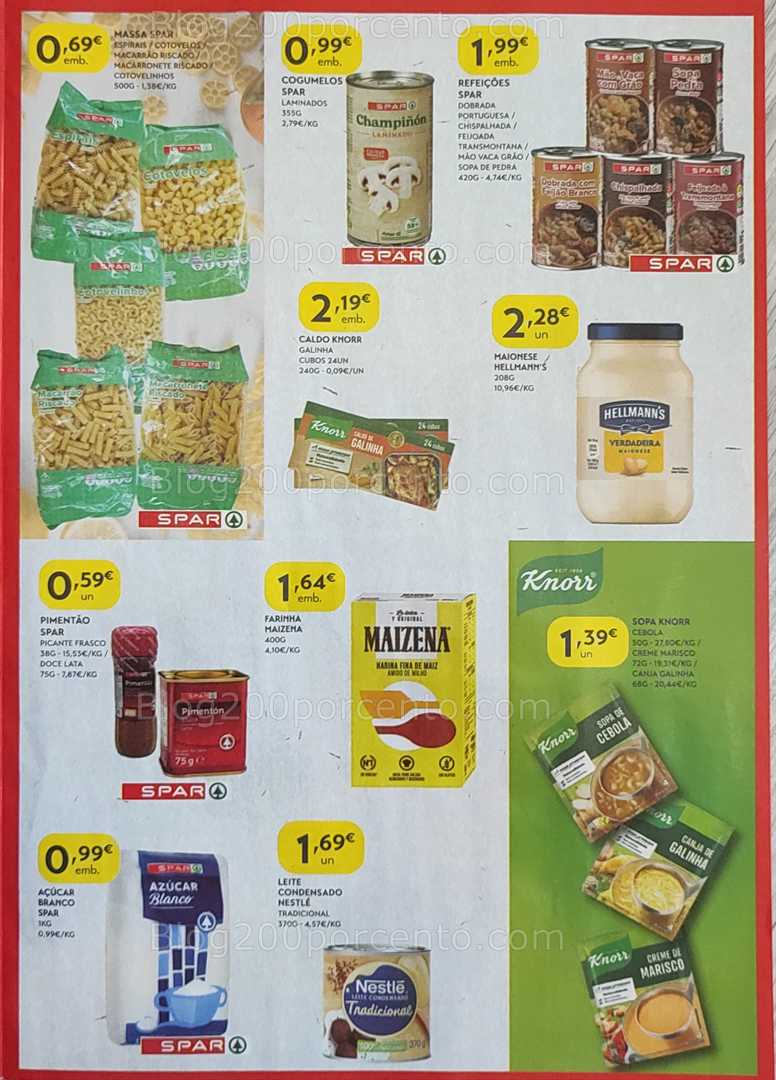 Antevisão Folheto SPAR Promoções de 14 a 26 outubro
