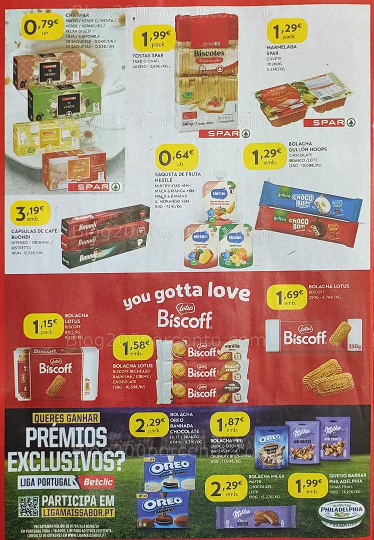 Antevisão Folheto SPAR Promoções de 14 a 26 outubro