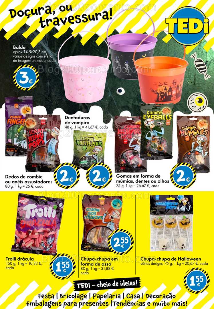 Antevisão Folheto TEDI Promoções de 3 a 12 outubro