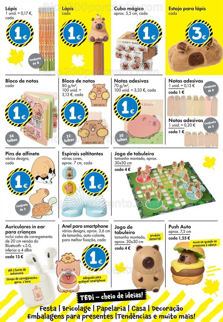 Antevisão Folheto TEDI Promoções de 3 a 12 outubro