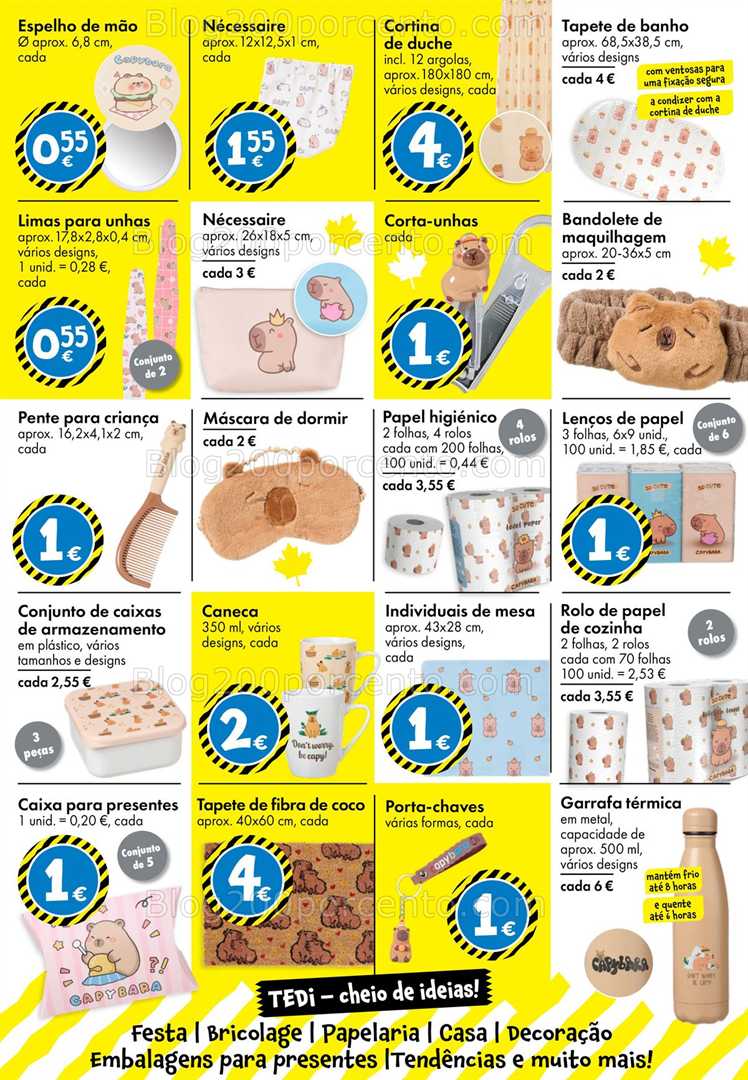 Antevisão Folheto TEDI Promoções de 3 a 12 outubro