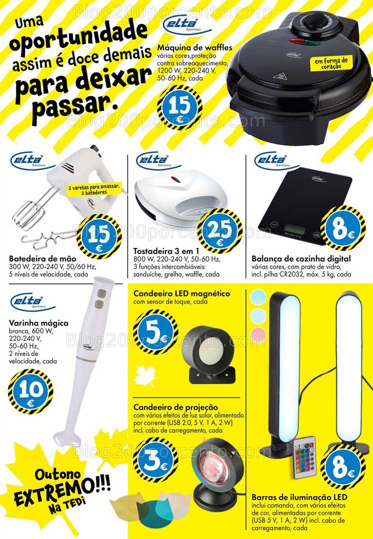 Antevisão Folheto TEDI Promoções de 3 a 12 outubro