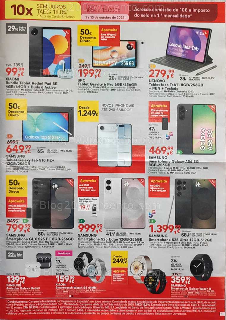 Antevisão Folheto WORTEN Promoções de 1 a 13 outubro
