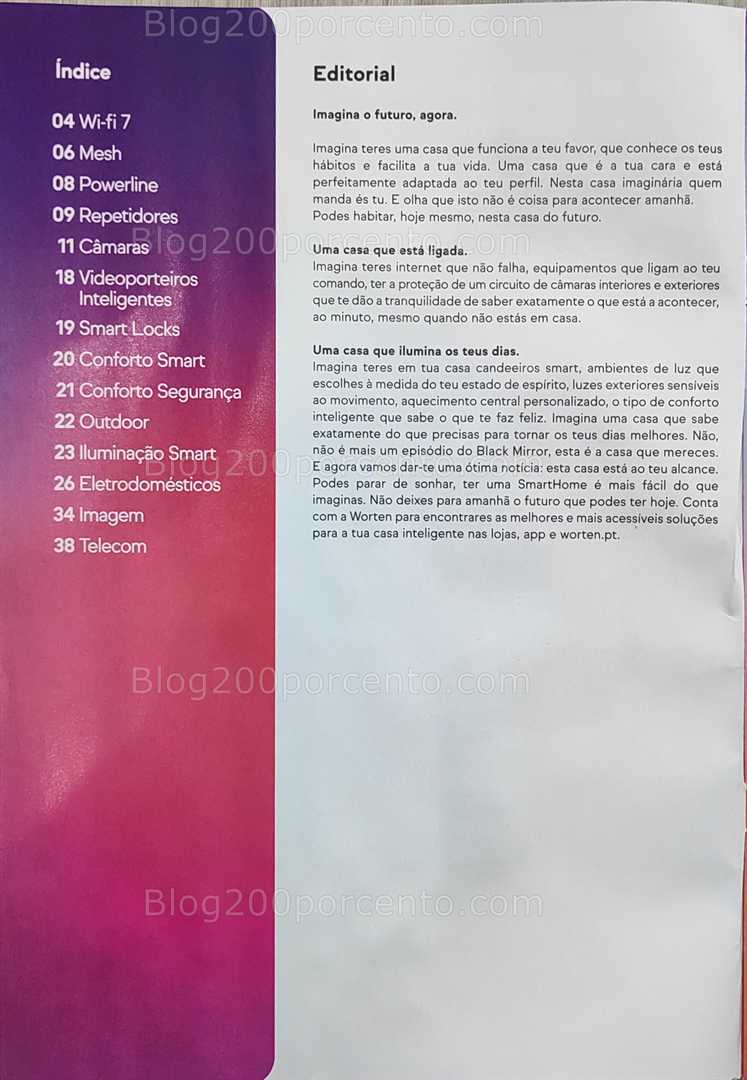 Antevisão Folheto WORTEN Casas Inteligentes Promoções até 22 outubro