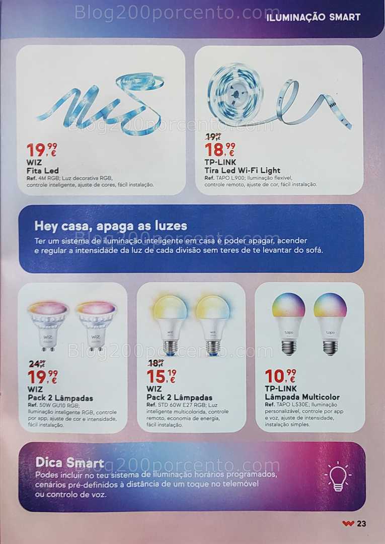 Antevisão Folheto WORTEN Casas Inteligentes Promoções até 22 outubro