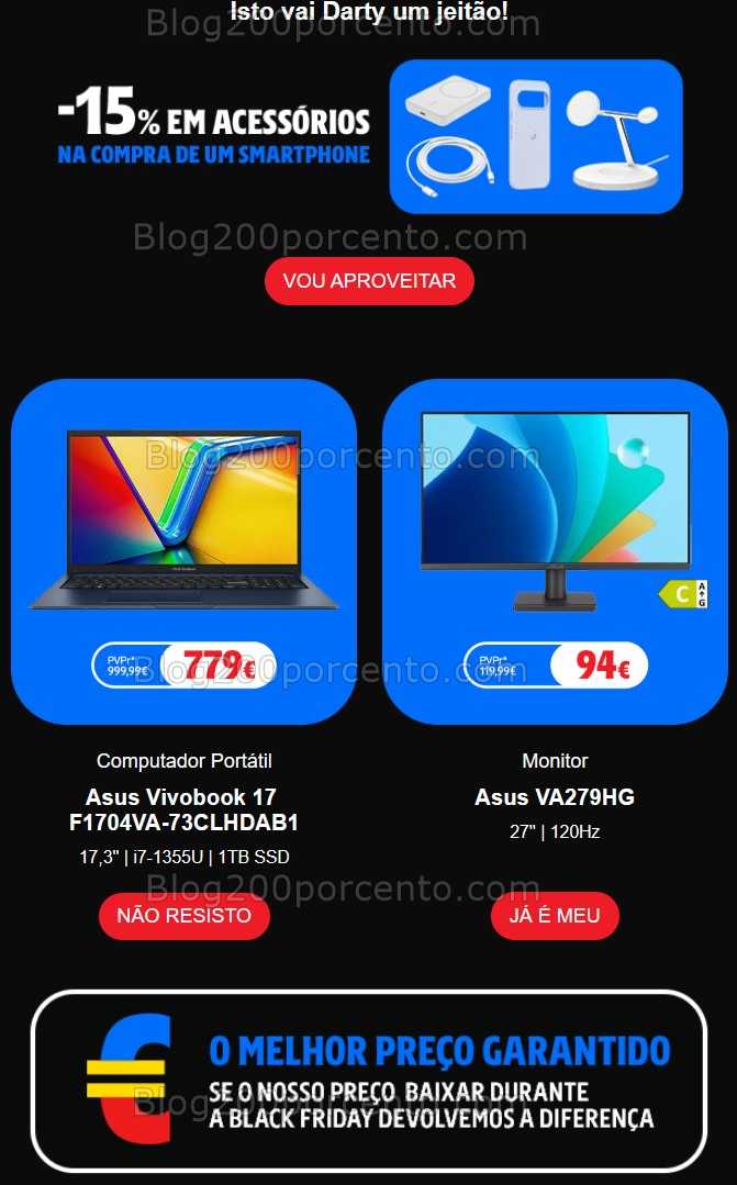 BLACK FRIDAY - Já começaram as promoções na Darty !