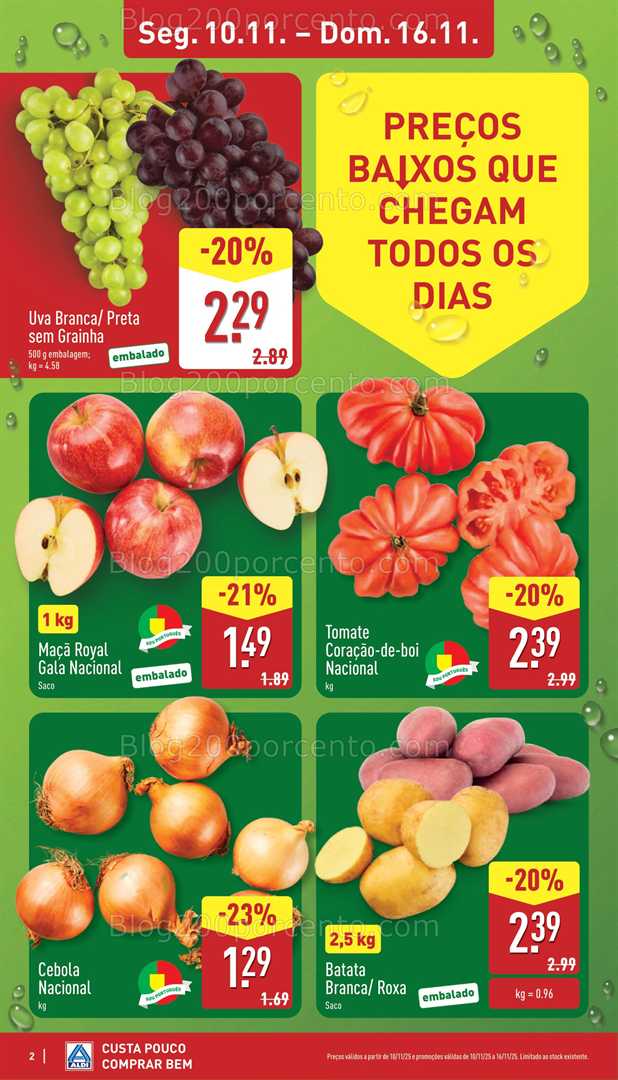 Antevisão Folheto ALDI Promoções de 10 a 16 novembro