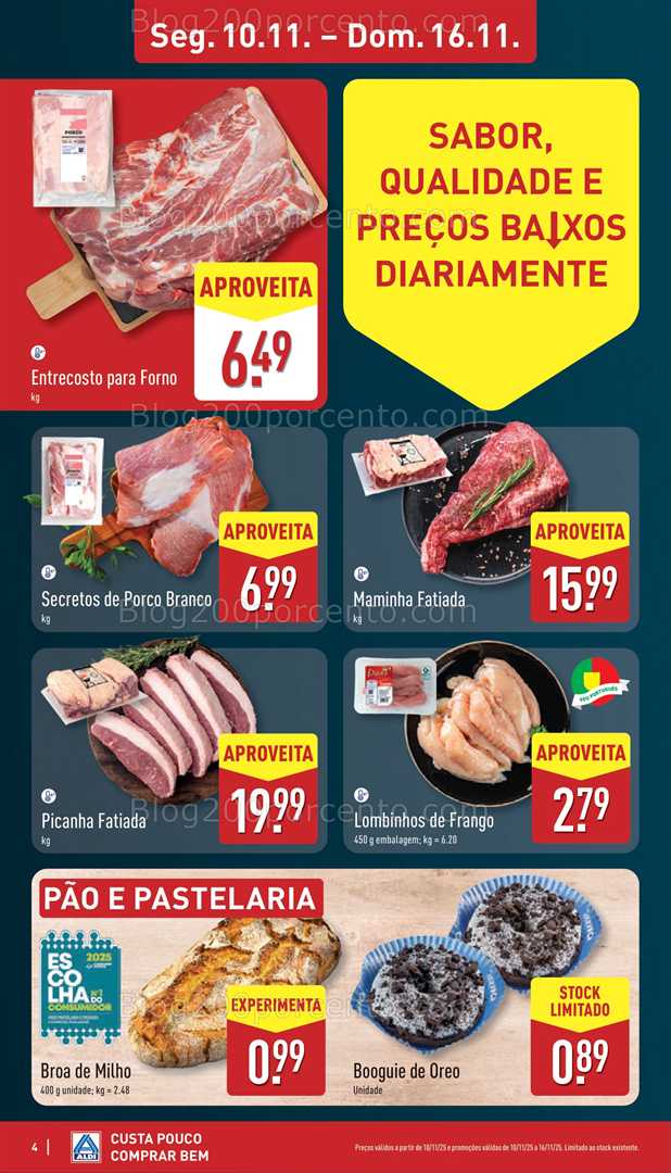 Antevisão Folheto ALDI Promoções de 10 a 16 novembro