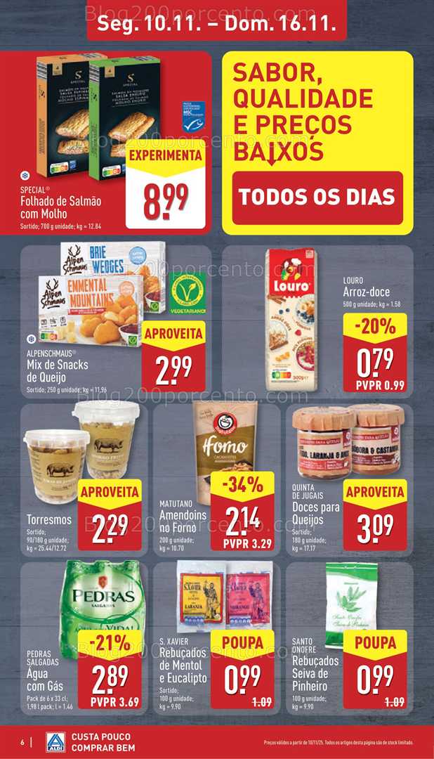 Antevisão Folheto ALDI Promoções de 10 a 16 novembro