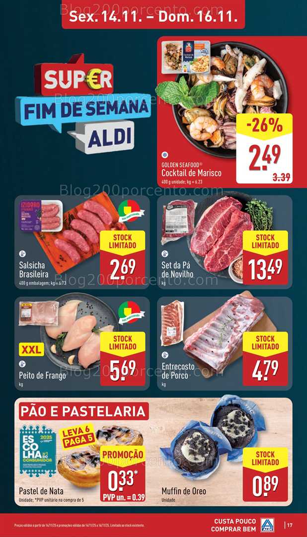 Antevisão Folheto ALDI Promoções de 10 a 16 novembro